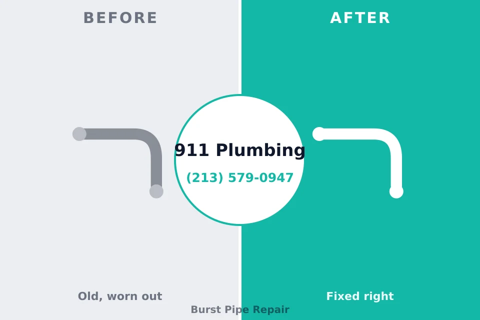 Before and after: plumbing company Virginia Beach, VA
